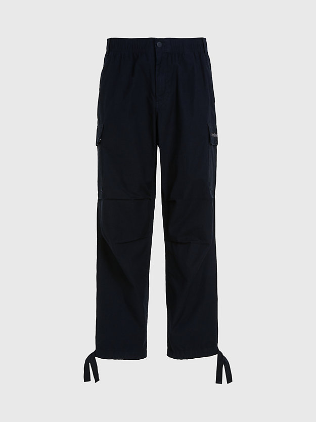 Calça cargo de algodão ripstop