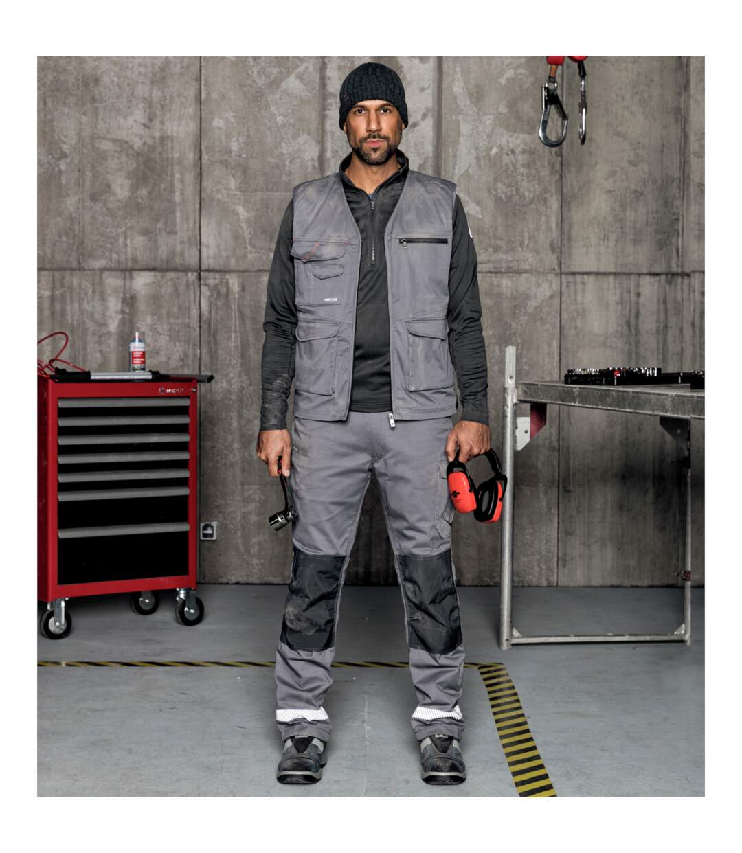Gilet de travail sans manches Stretch X Würth MODYF gris