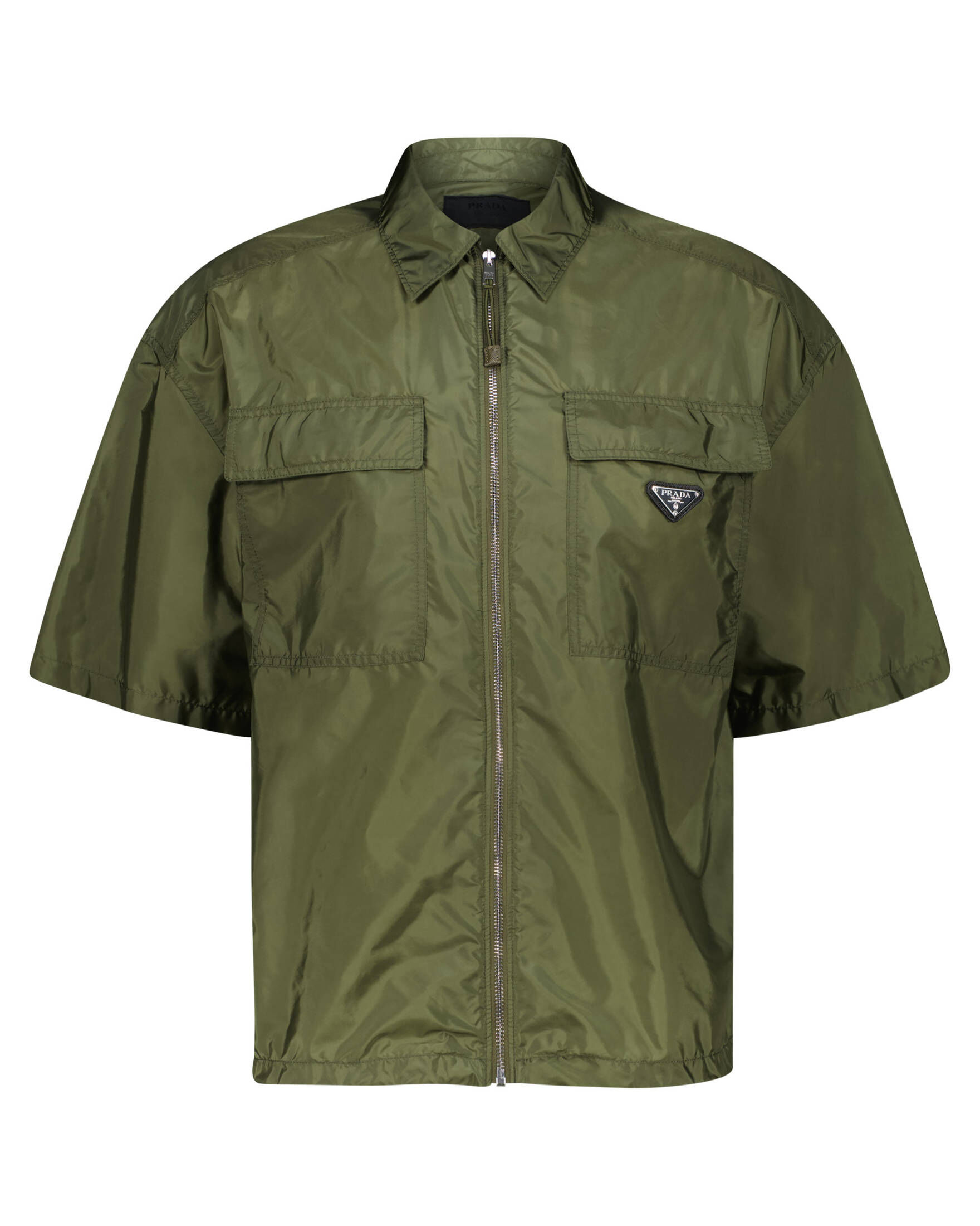 Prada| Herren Hemd aus leichtem Re-Nylon Oversized Fit