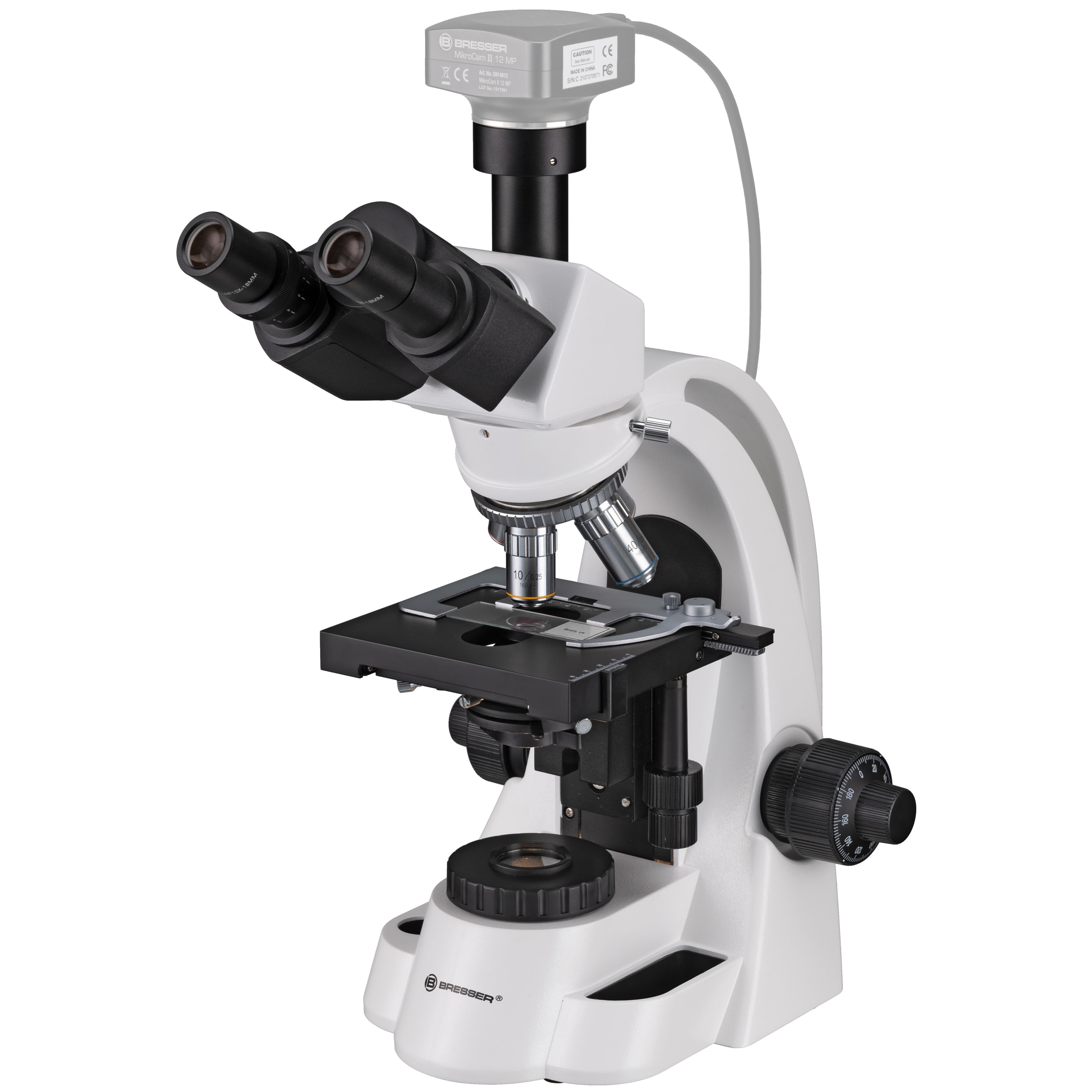 BRESSER Bioscience 40-1000x Trinokulares Mikroskop