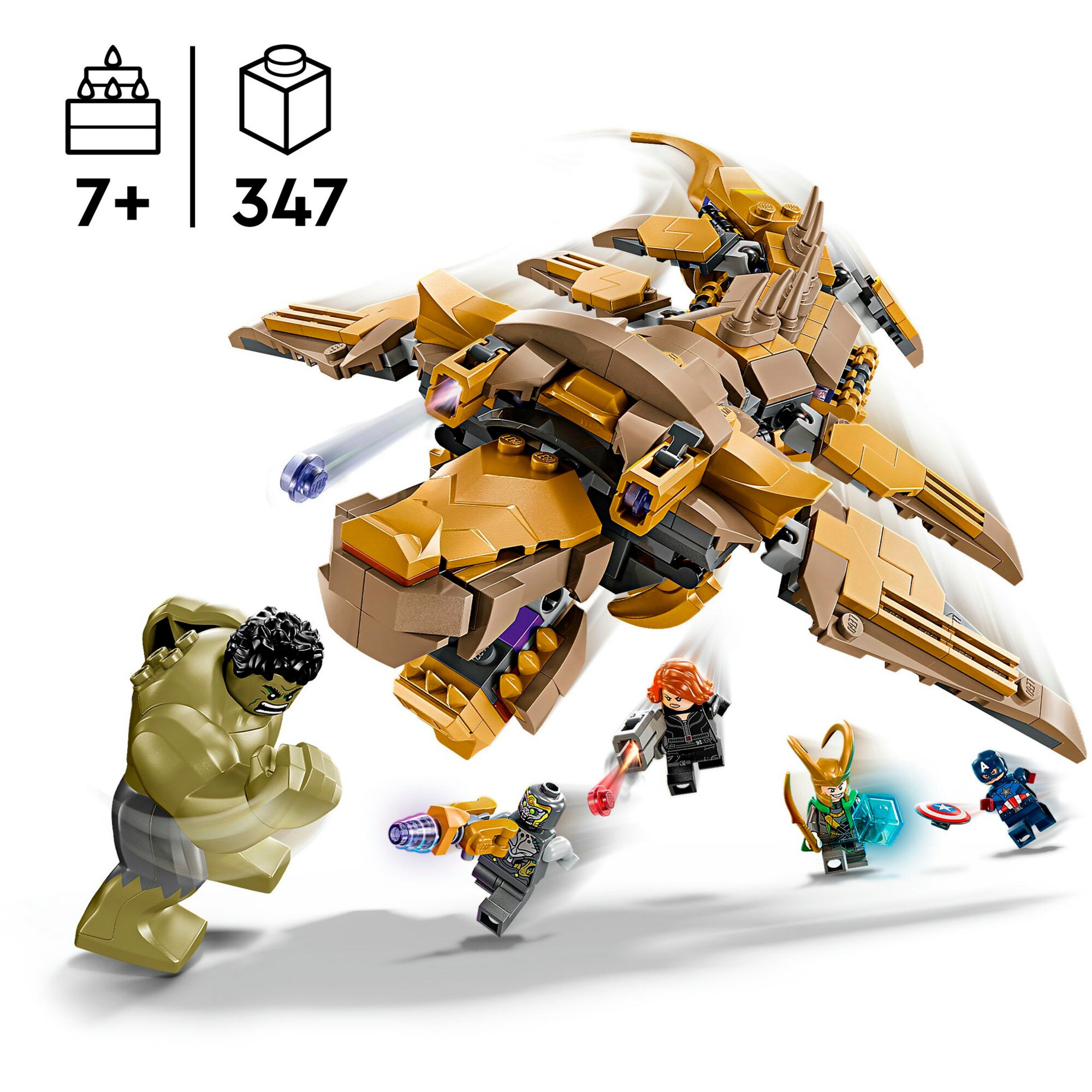 LEGO Konstruktionsspielzeug Marvel Super Heroes Avengers vs. Leviathan