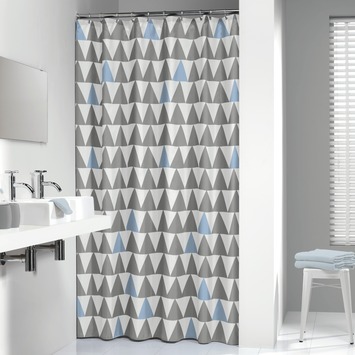 Sealskin Douchegordijn Nordic Lichtblauw 180x200 cm