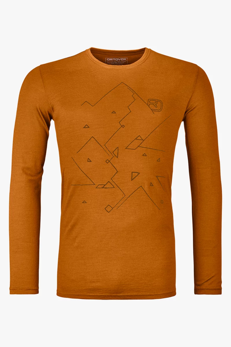 Ortovox 185 Merino Tangram LS Herren Longsleeve