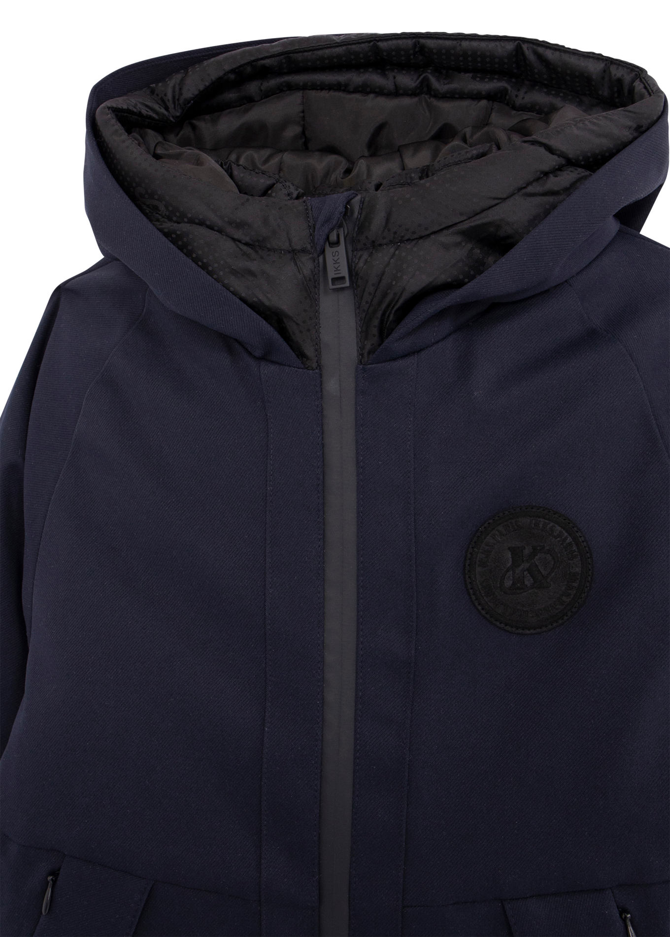 Parka col montant 2 en 1 | Bleu