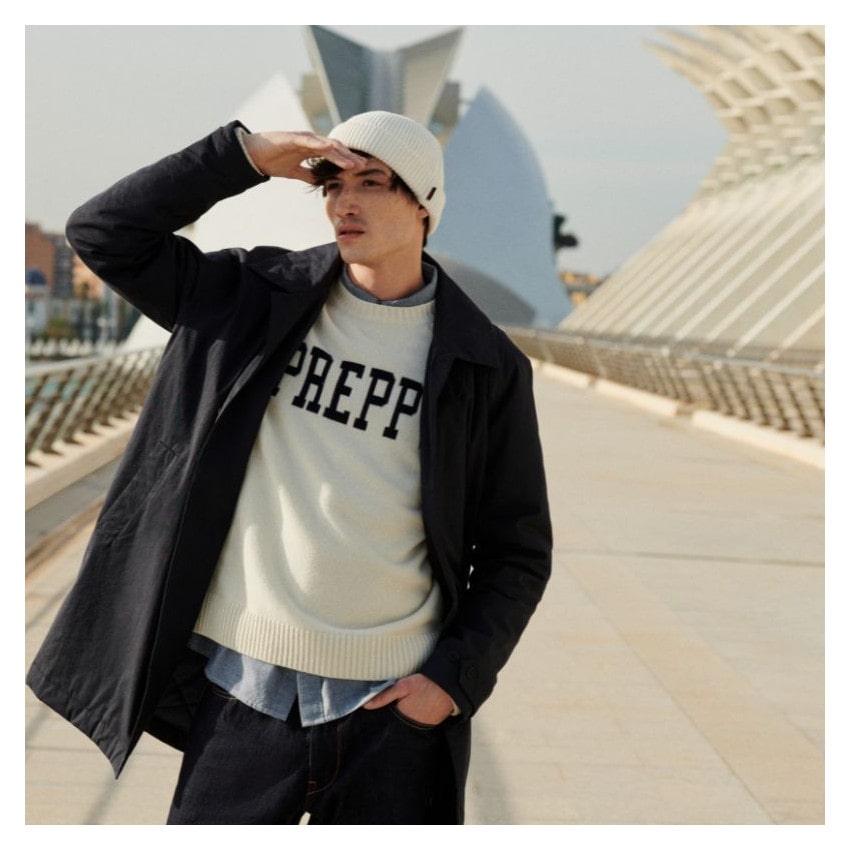 BERTH Navy-MANTEAU SEBAGO HOMME NAVY