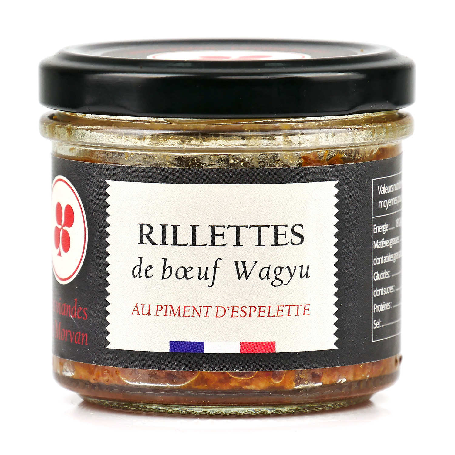 Rillettes de boeuf Wagyu au piment d'Espelette