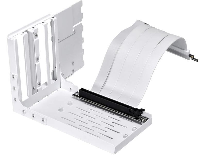 Lian Li VG4-4-V2W Vertical GPU Kit Weiss Grafikkarten Umrüst-Kit für Lian Li Gehäuse