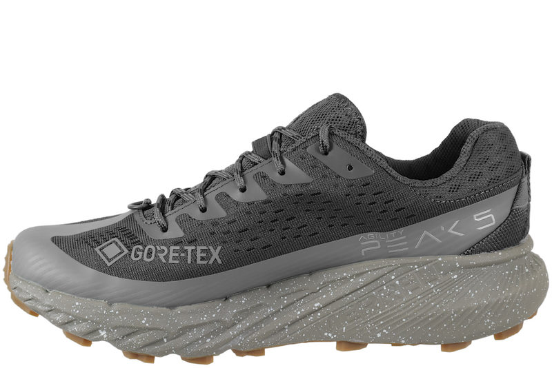 MERRELL AGILITY PEAK 5 GTX KONDISKO I MØRKEGRÅ TEKSTIL