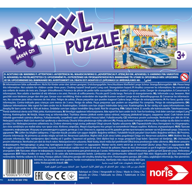 Bodenpuzzle - Auf Streife mit der Polizei