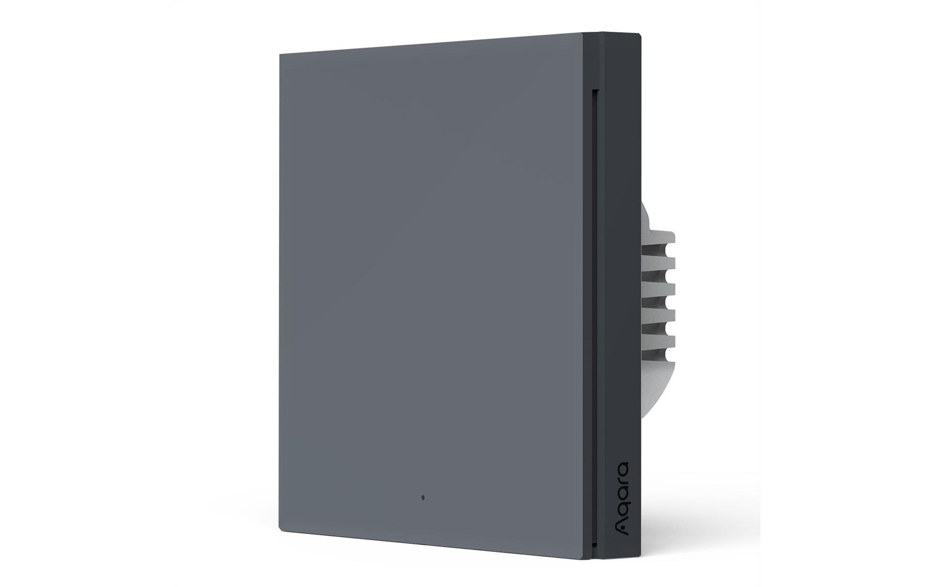 Wandschalter H1 GrauSmart Lichtschalter ohne Neutralleiter