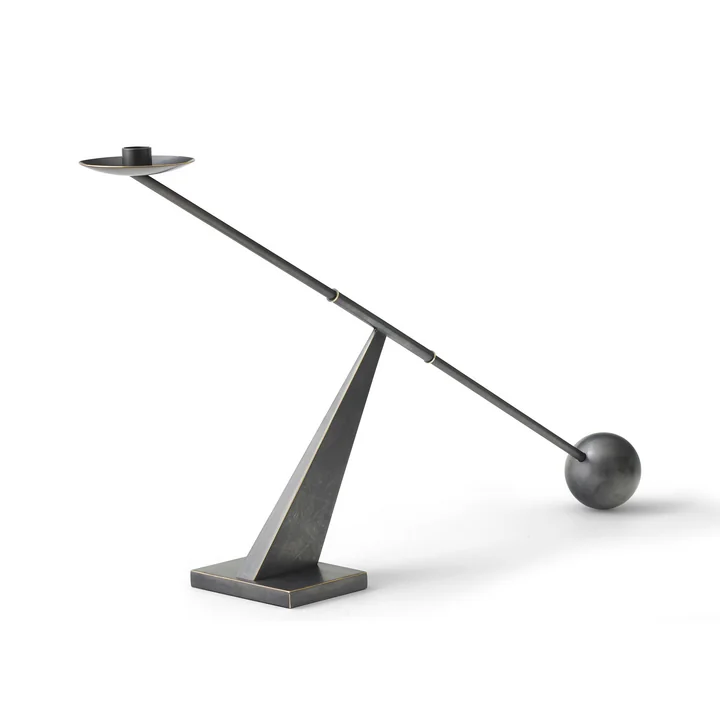 Audo - Interconnect Kerzenständer, H 41,5 x L 70 cm, Messing bronziert
