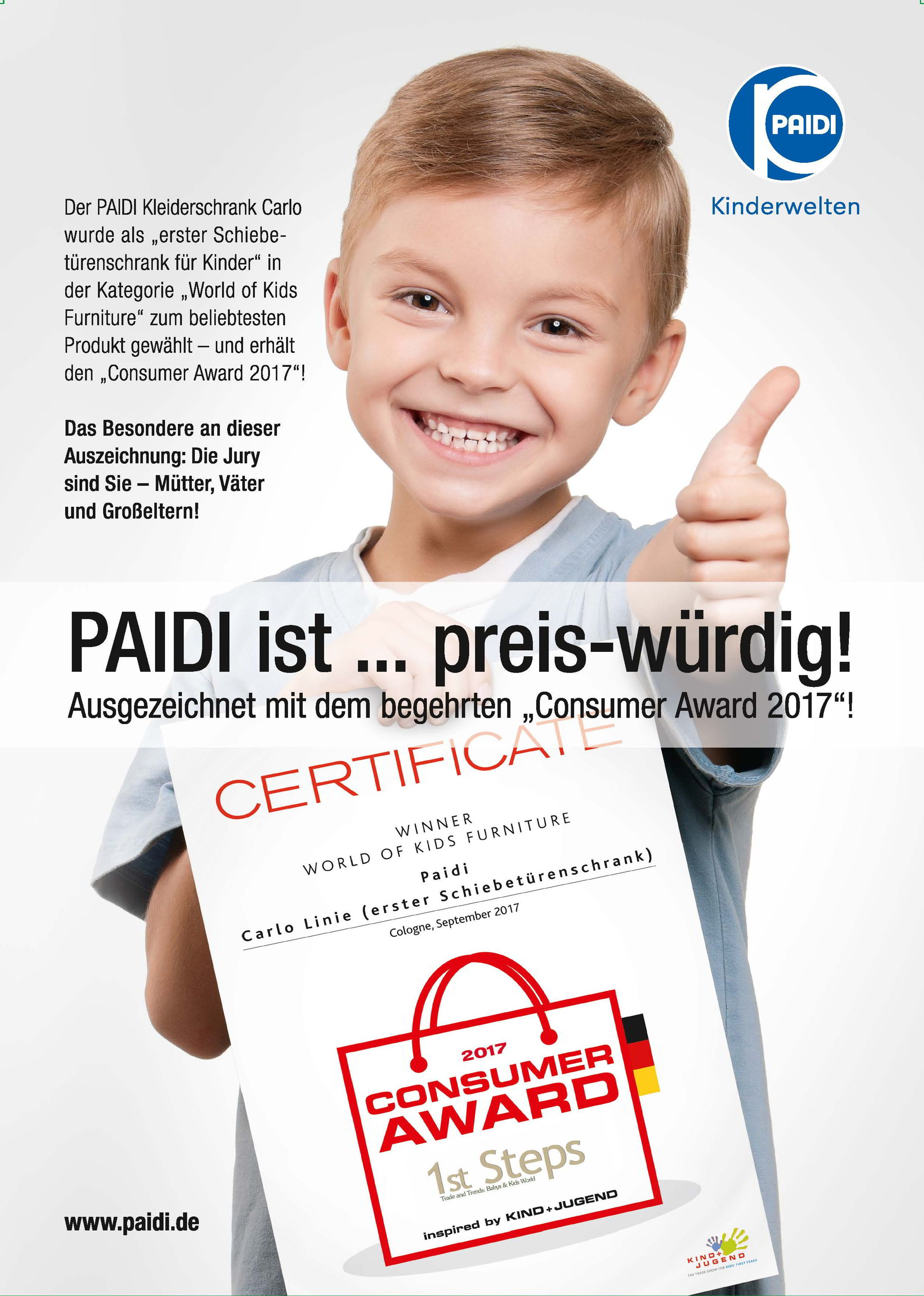 Kleiderschrank PAIDI CARLO -breit-