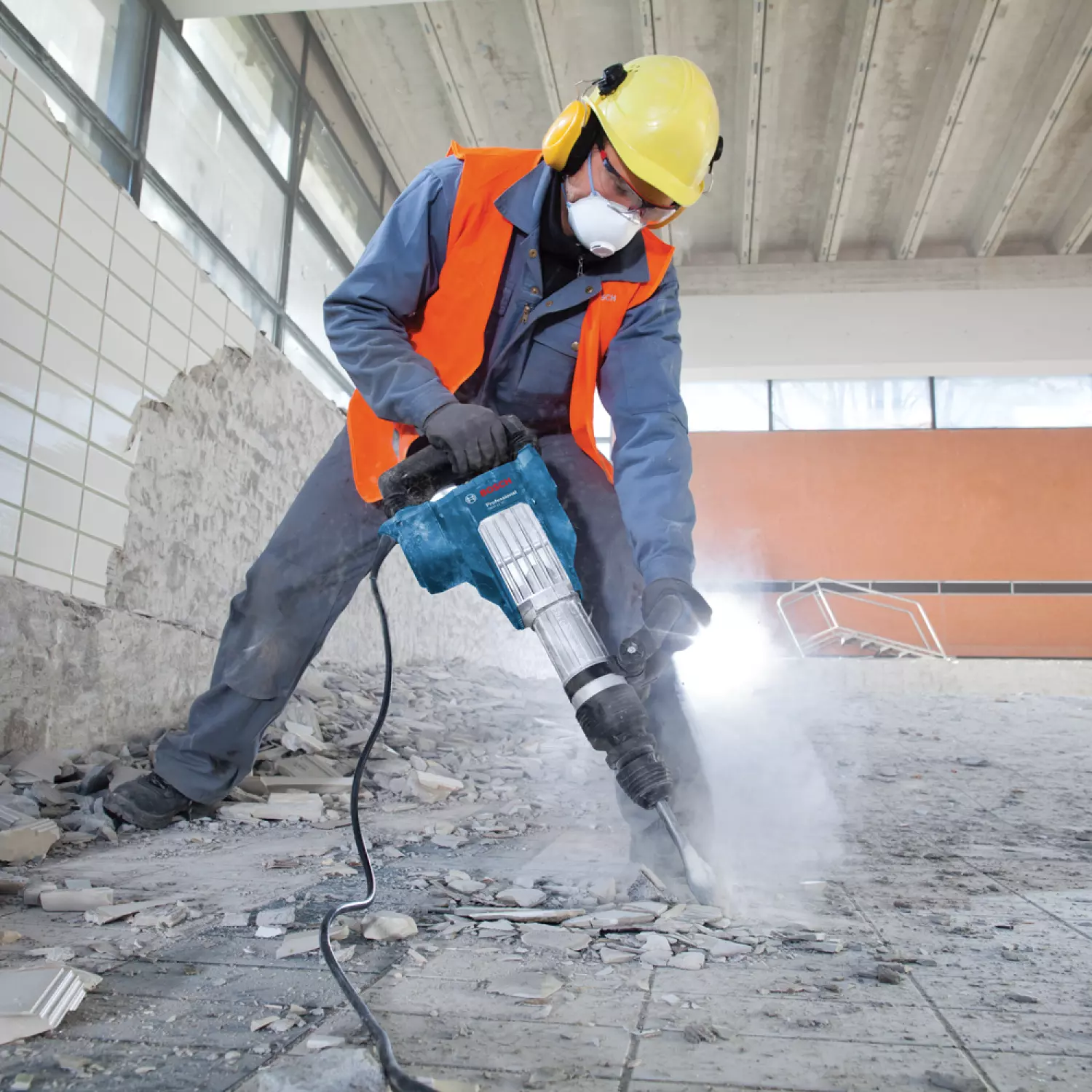 Bosch GSH 11 VC SDS-max Breekhamer in koffer - 1700W - 23J