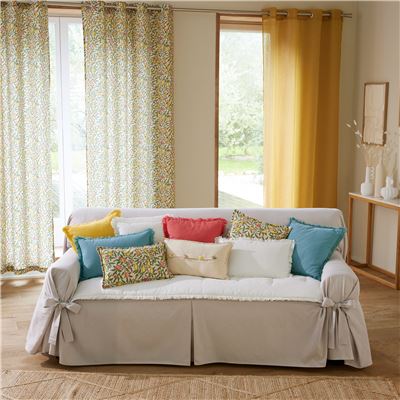 Coussin motif citrons - BECQUET CRÉATION