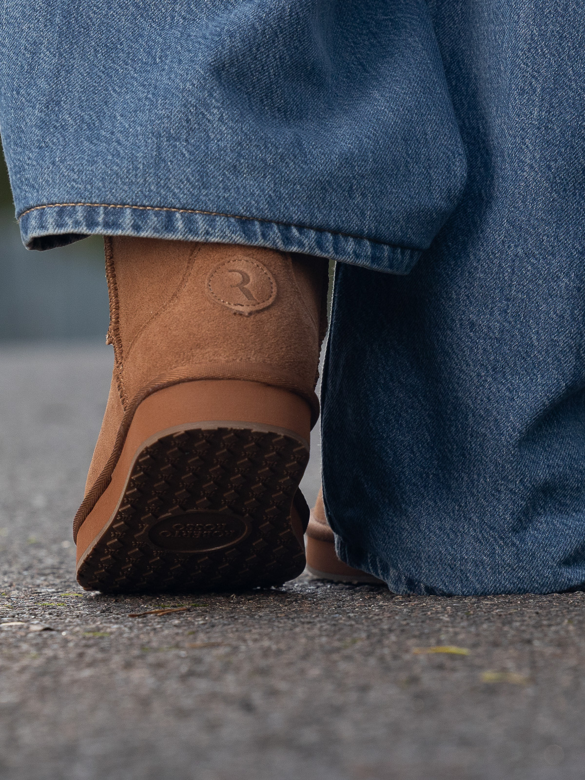 Nadigo Sheepskin Mid Camel - Trapes Sko