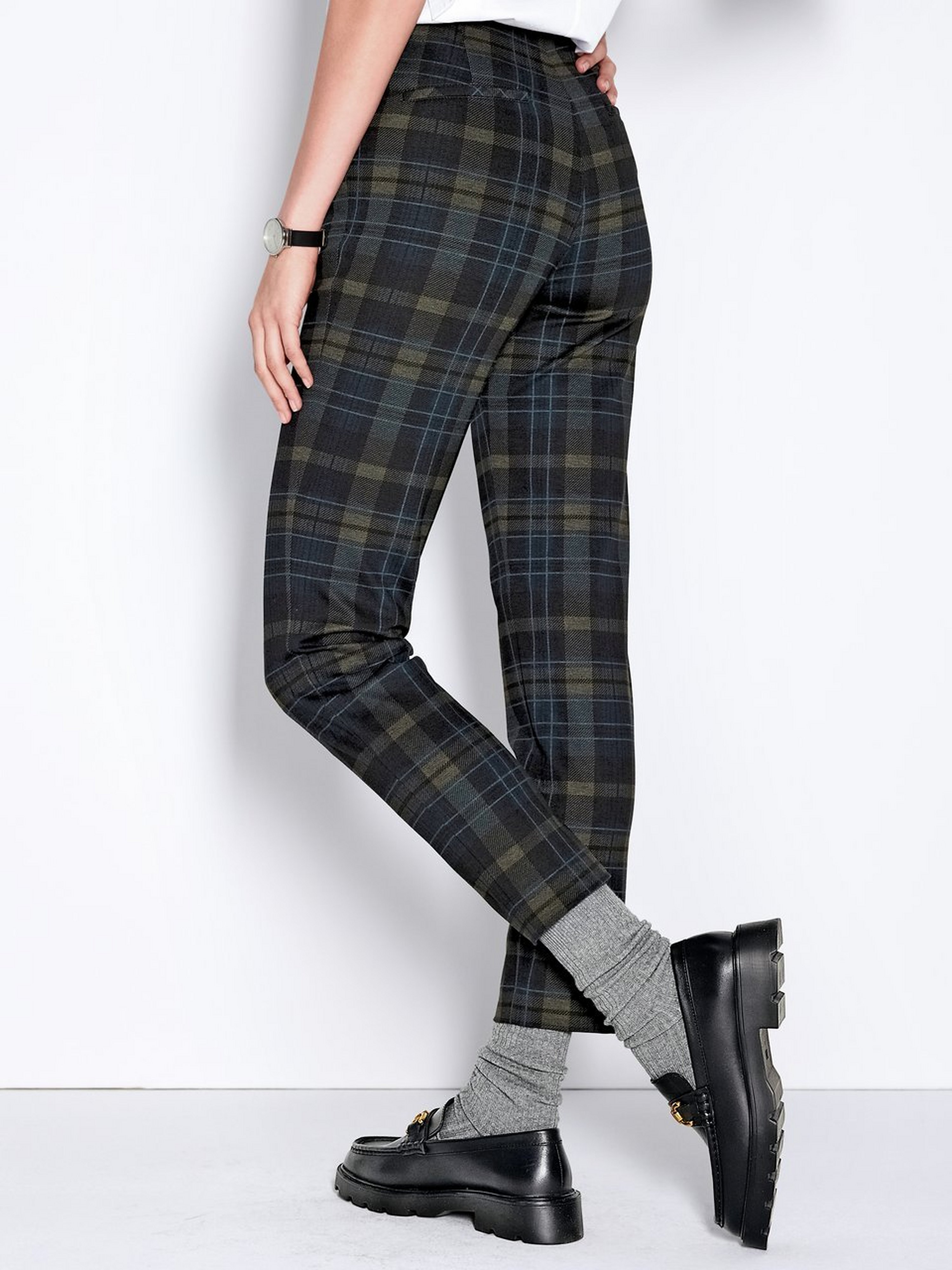 Knöchellange Jersey-Hose