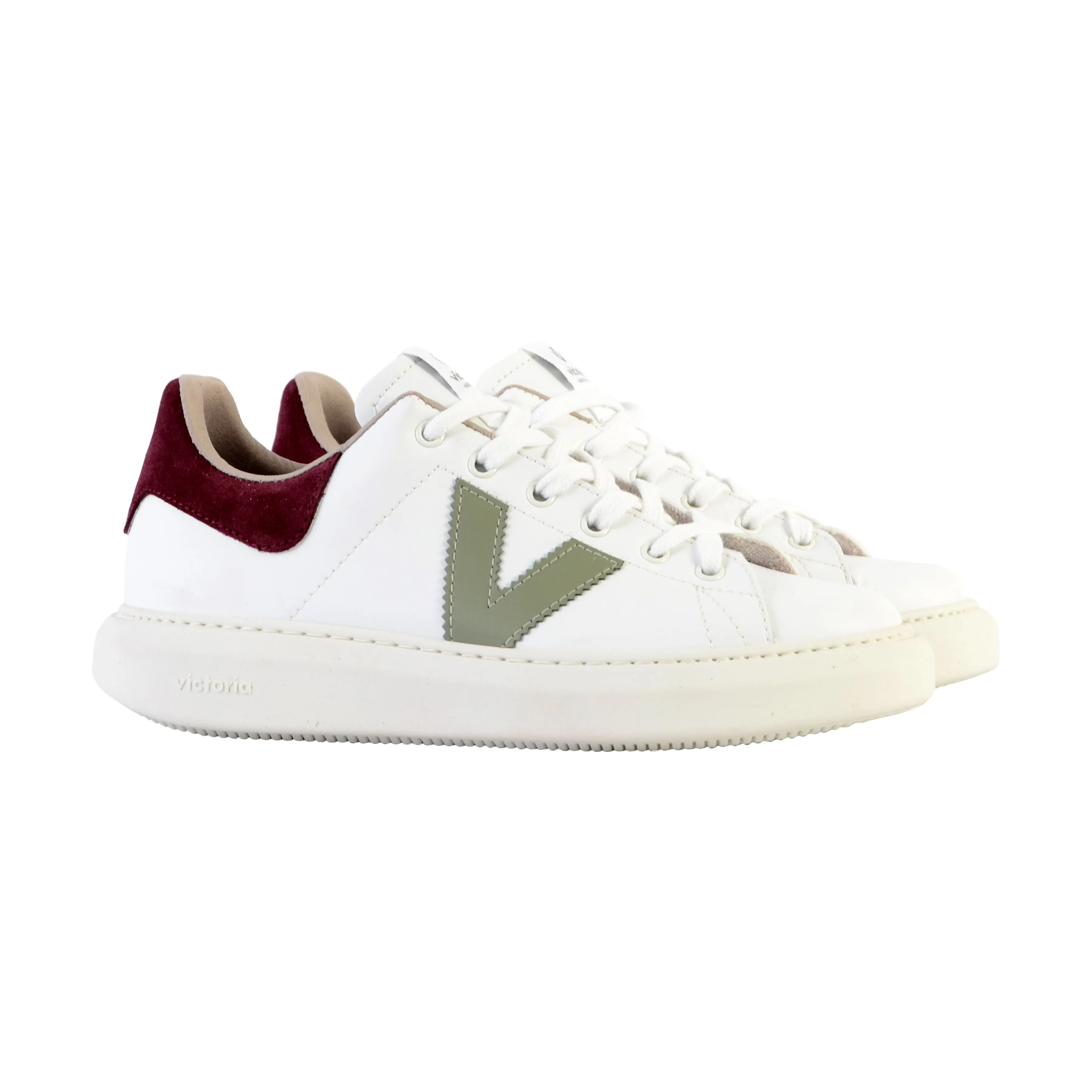 Basket basse à lacets | Kaki