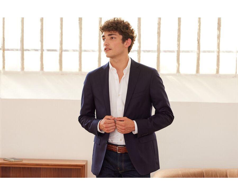 Blazer homme Marine - LANDÉRIC
