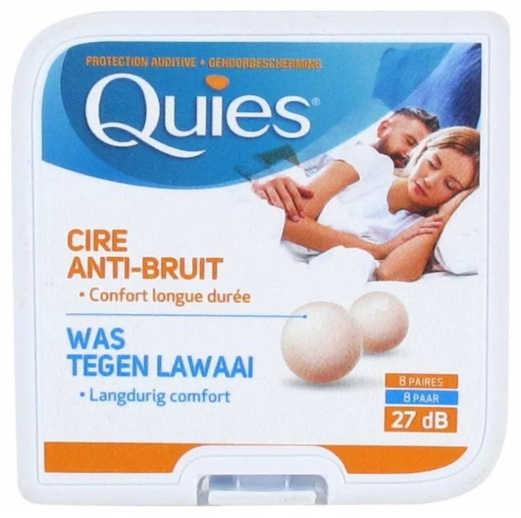 Protection Auditive en Cire Naturelle - 8 paires