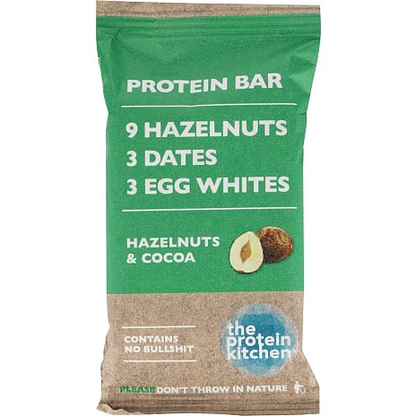 Proteinbar m. kakao og hasselnødder
