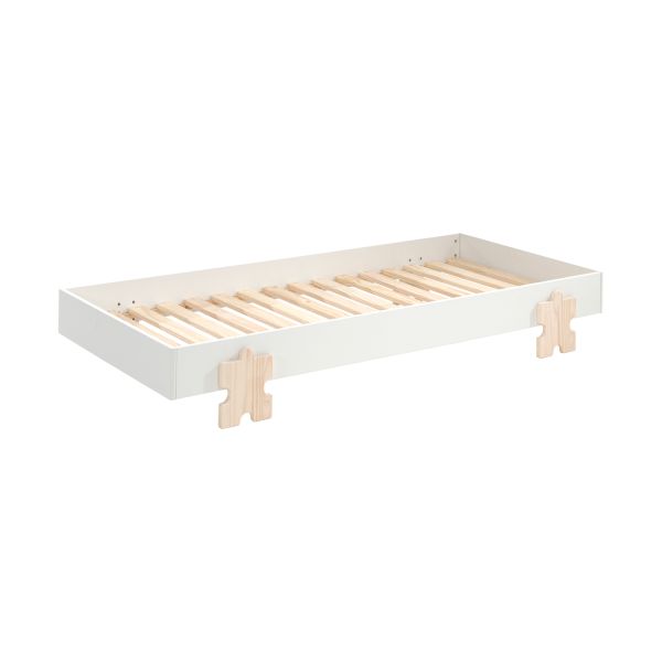 Vipack Modulo Bed 90 x 200 Cm Puzzle Grijs