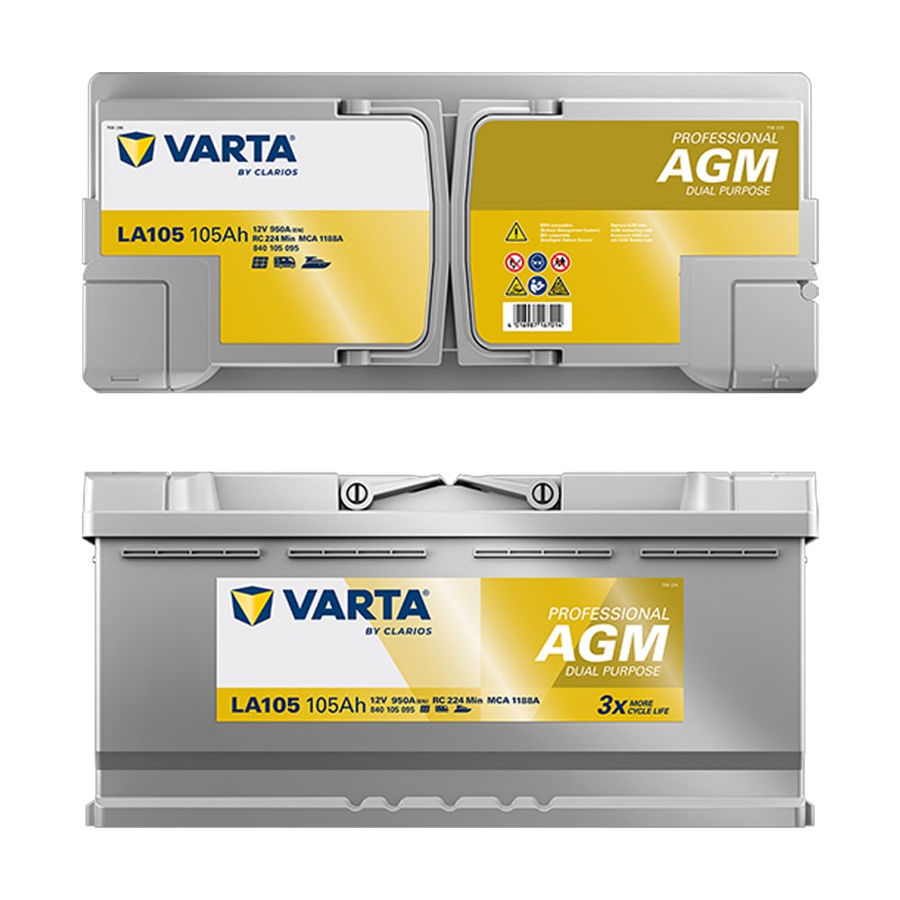 Batterie AGM 12V 105Ah VARTA