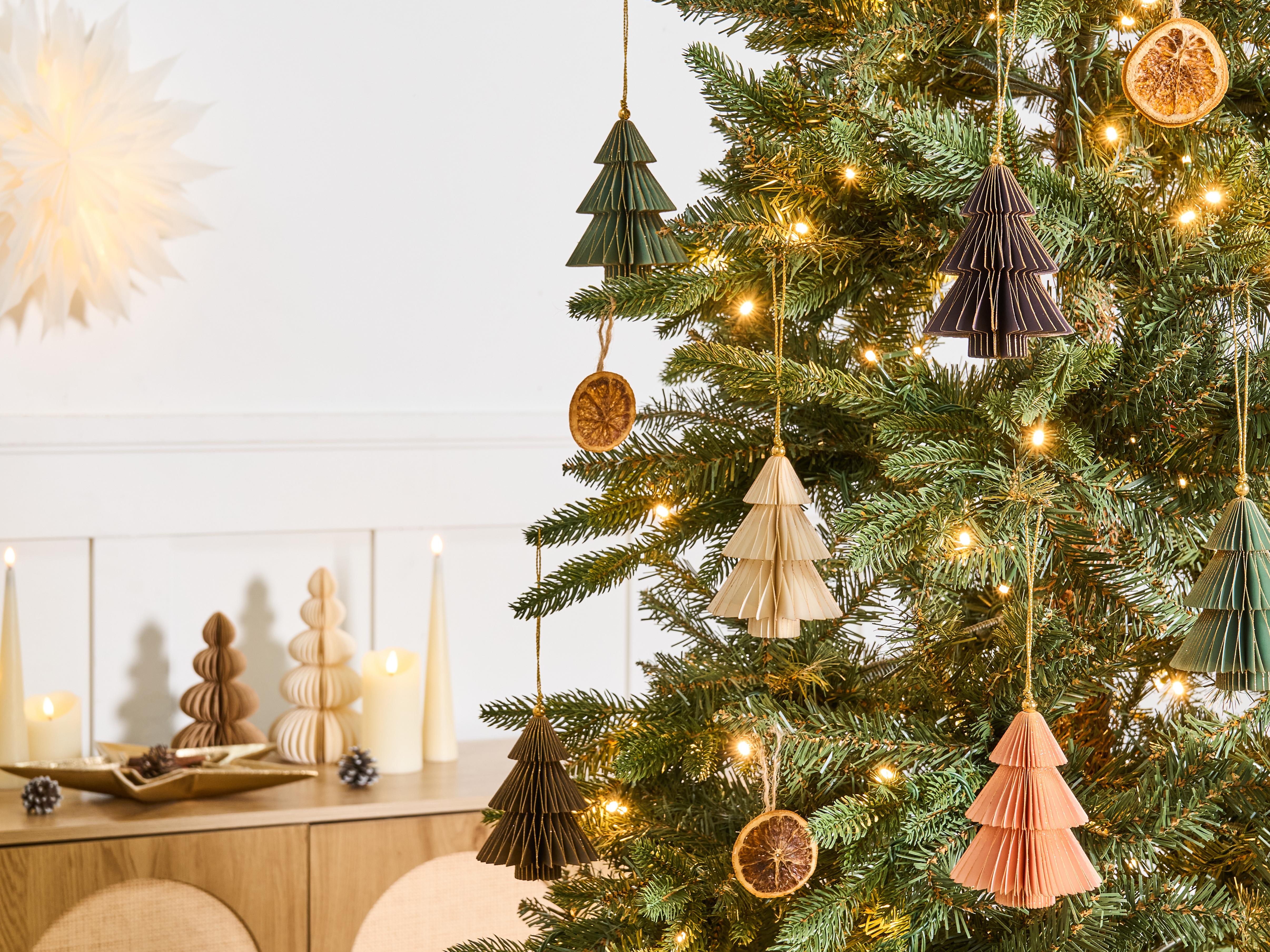 Set van 20 kerstornamenten GUDENA Papier Meerkleurig