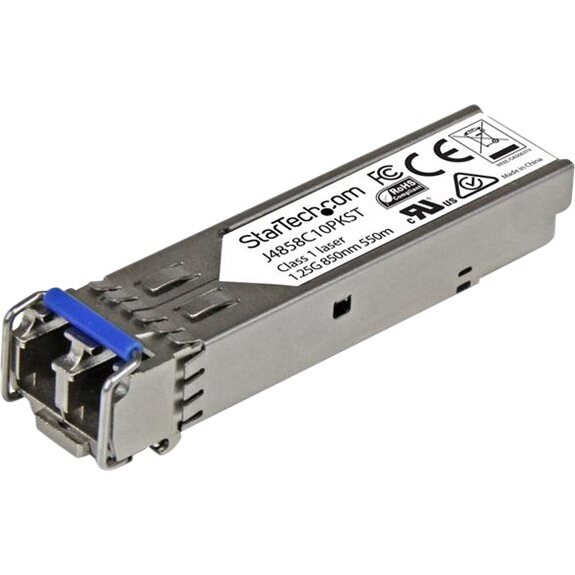StarTech.com Module SFP GBIC compatible HPE J4858C - Transceiver 1000BASE-SX- Paquet de 10