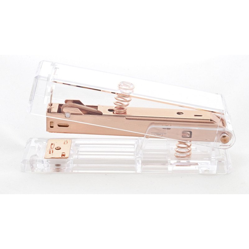 Agrafeuse de bureau Acrylic transparent - agrafes 24/6 et 26/6 - capacité 25 feuilles