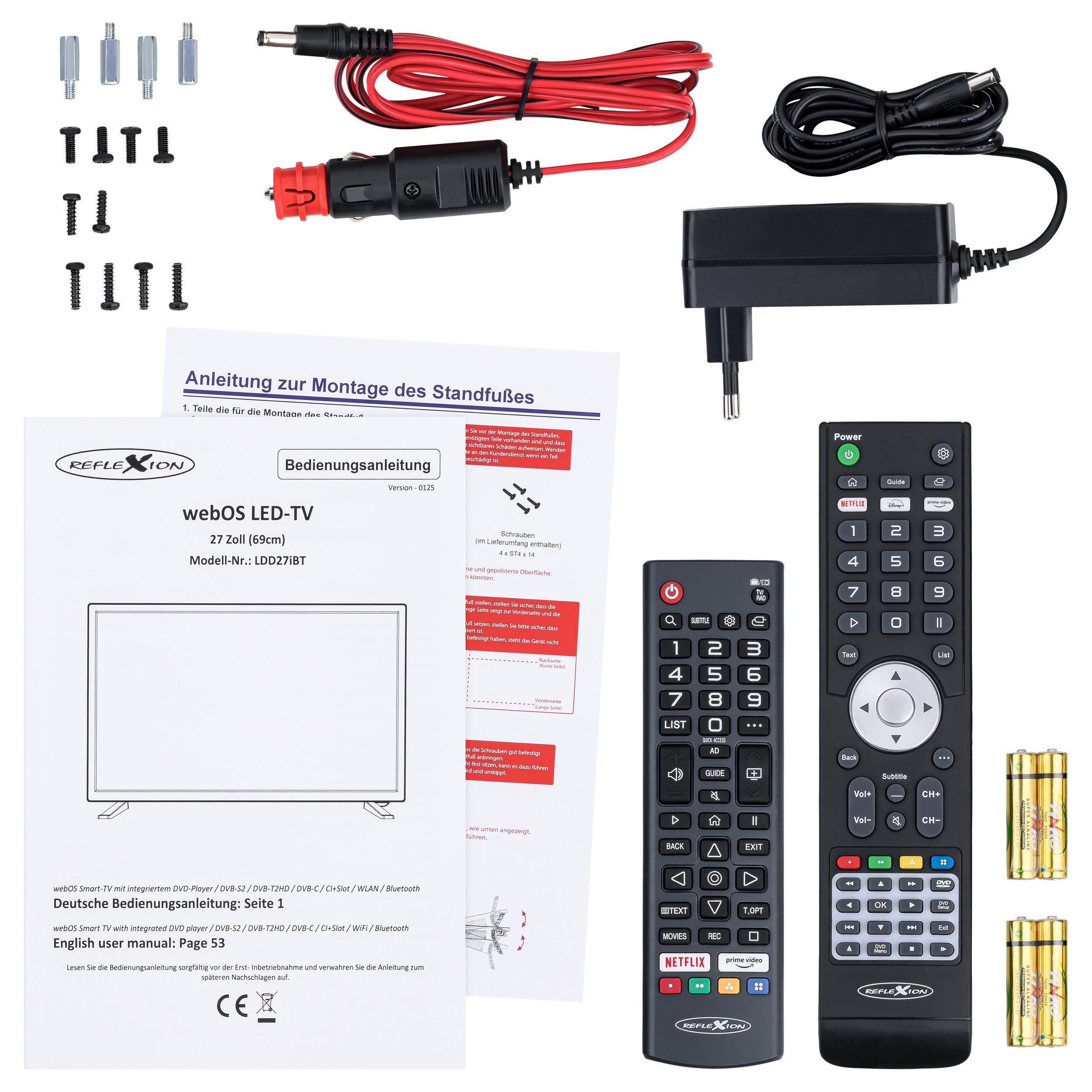 Reflexion LDD27IBT Camping LED televisie