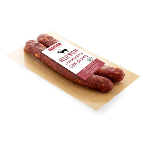 Pfitscher Hirsch-Kaminwurzen