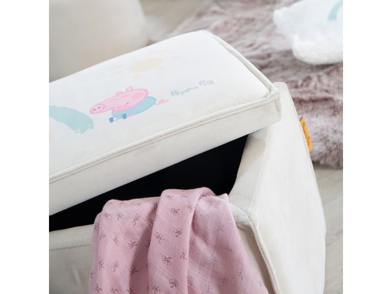 roba Kindersitzgruppe Peppa Pig mit Aufbewahrungsfunktion Komfortables Möbelstück für Fans der beliebten Zeichentrickserie