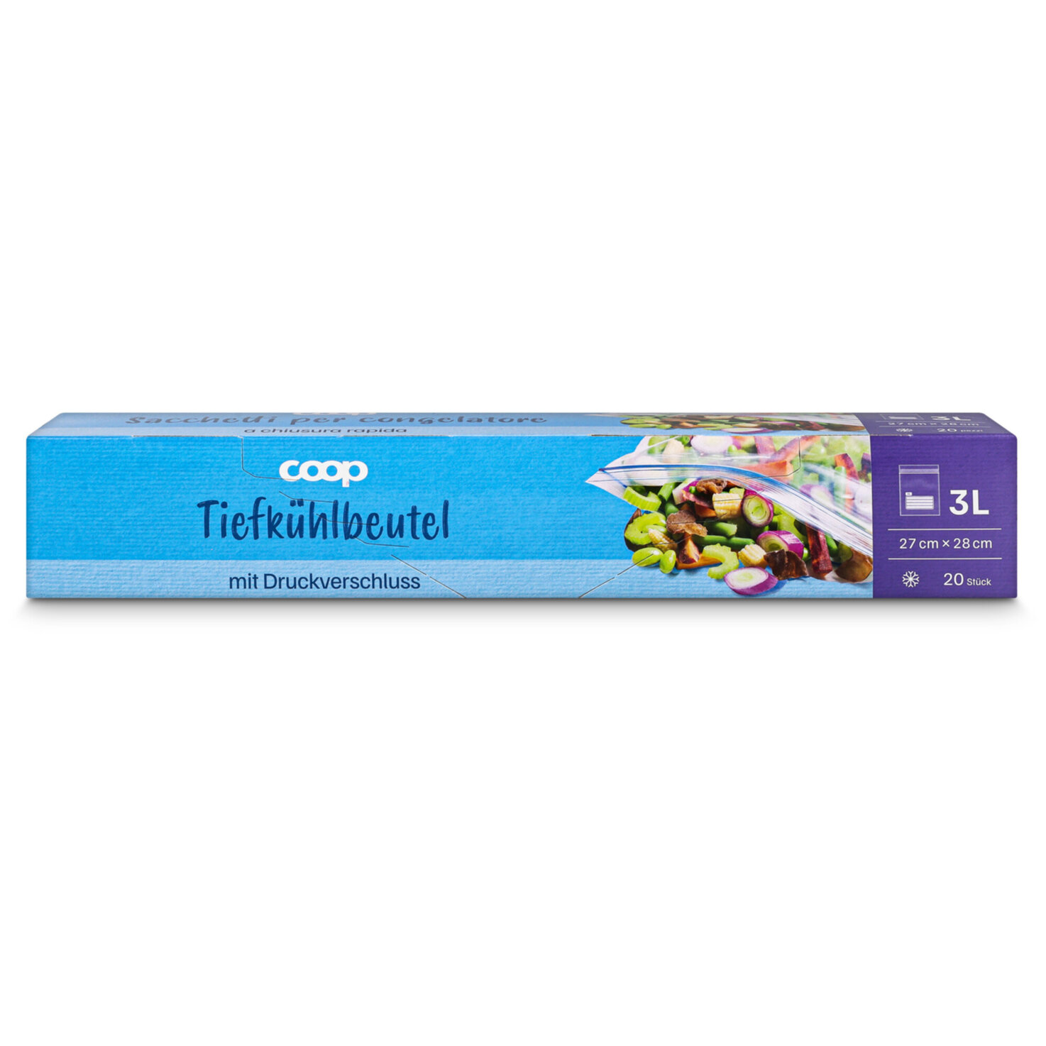 Tiefkühlbeutel Druckverschluss 3l 20 Stück