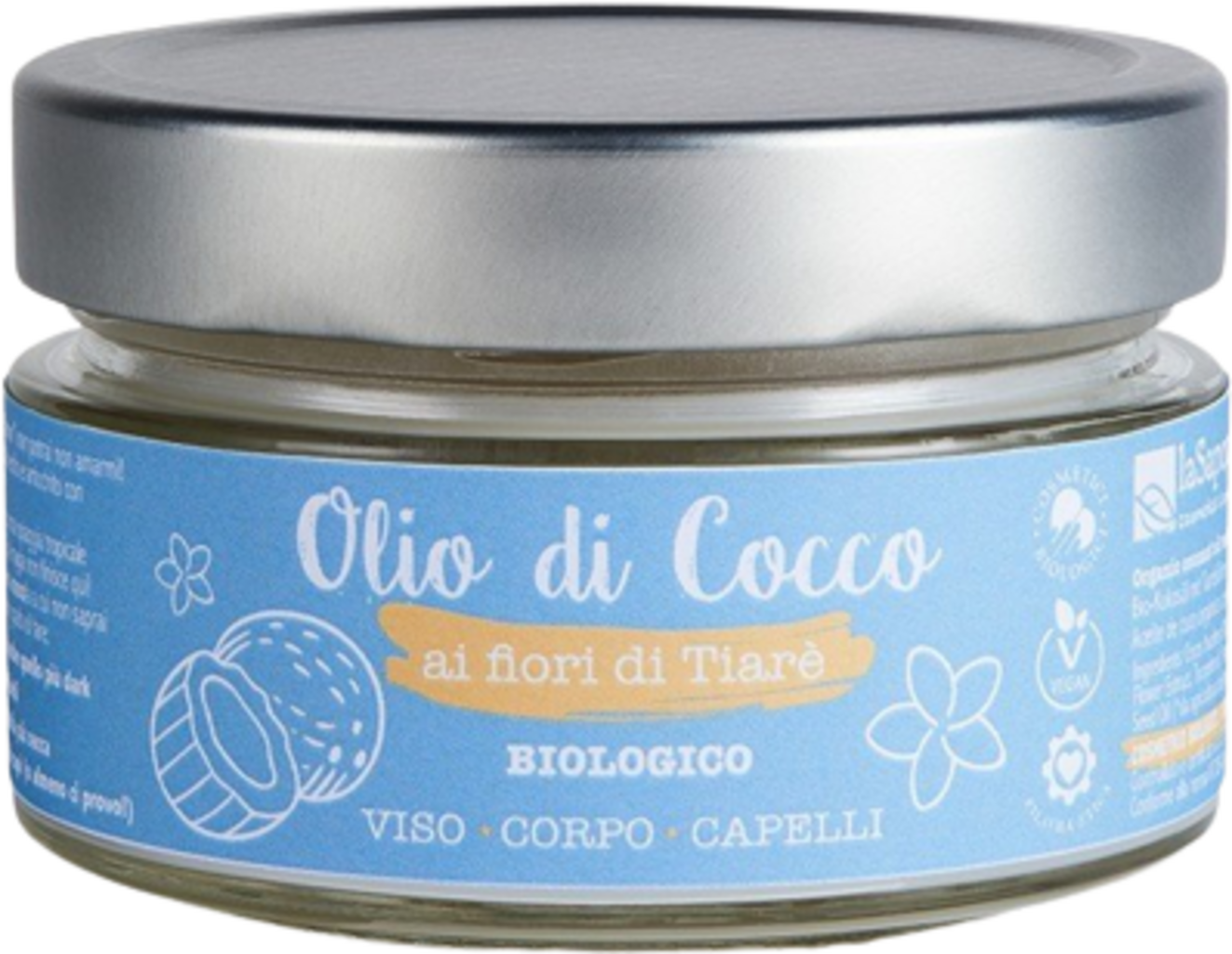La Saponaria  Kokosöl mit Tiare, 150 ml