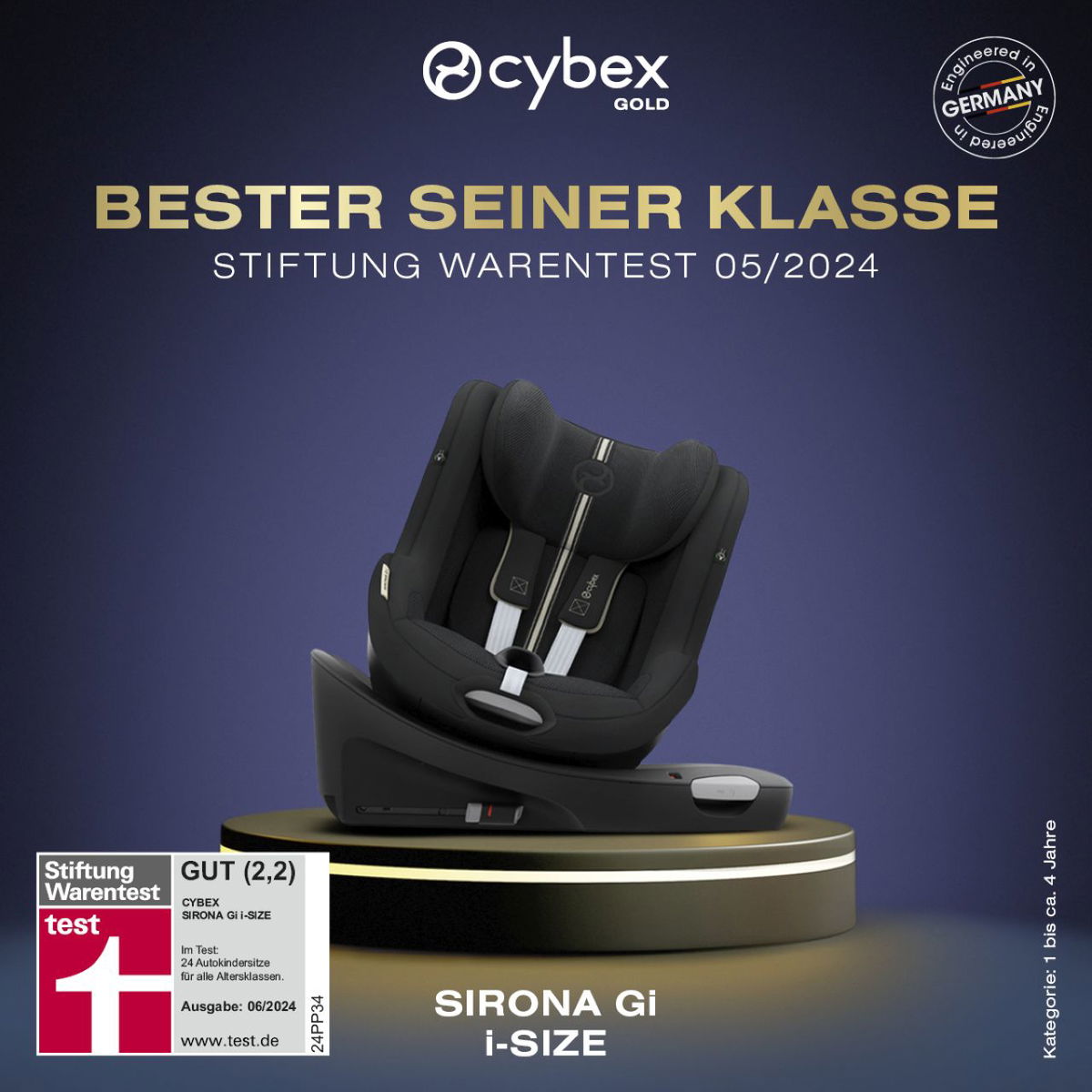 CYBEXCYBEX   Sirona Gi i-Size fog grey light grey