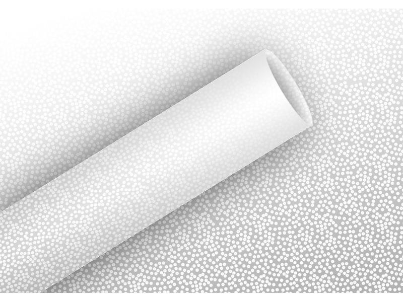 Braun   Company Minidots 2.5 m x 70 cm, Weiss Transparentfolie bedruckt als Geschenkeinband für Geschenkkörbe uvm