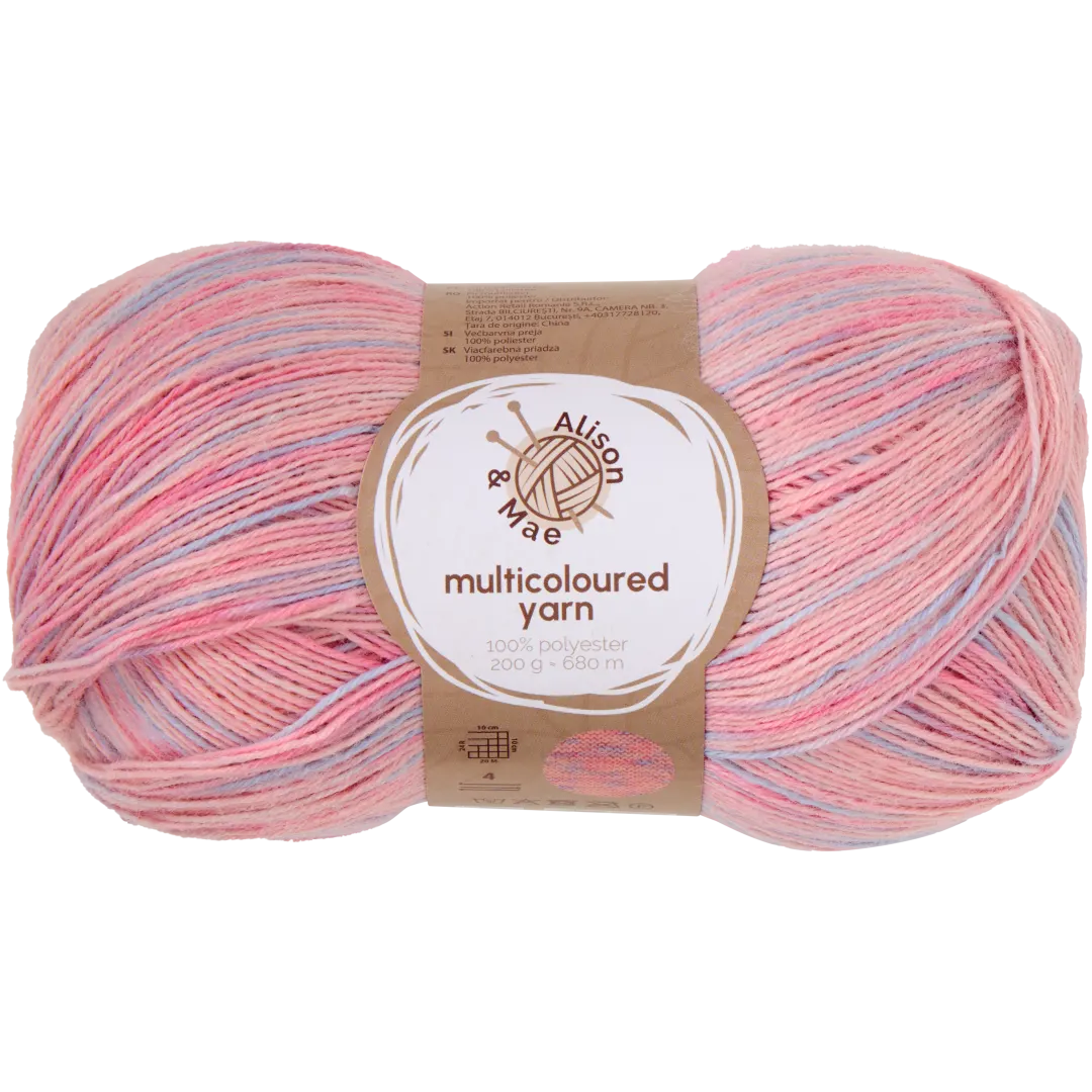Pelote de fil multicolore Alison & Mae