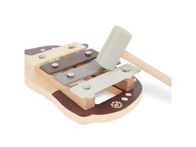 bieco Musikinstrument Xylophon Reh Mini Xylophon in Reh-Design