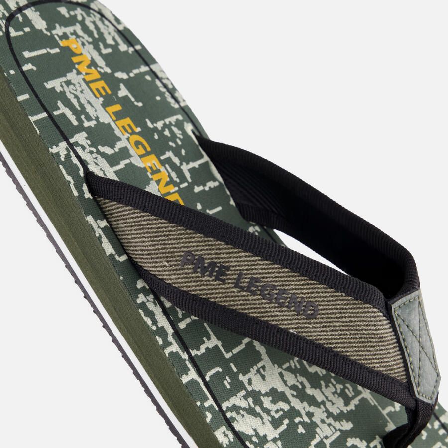 PME Legend Jetflap Slipper groen Textiel
