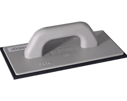 Haromac kunststof wrijfplank, celrubber, 140 x 280 mm