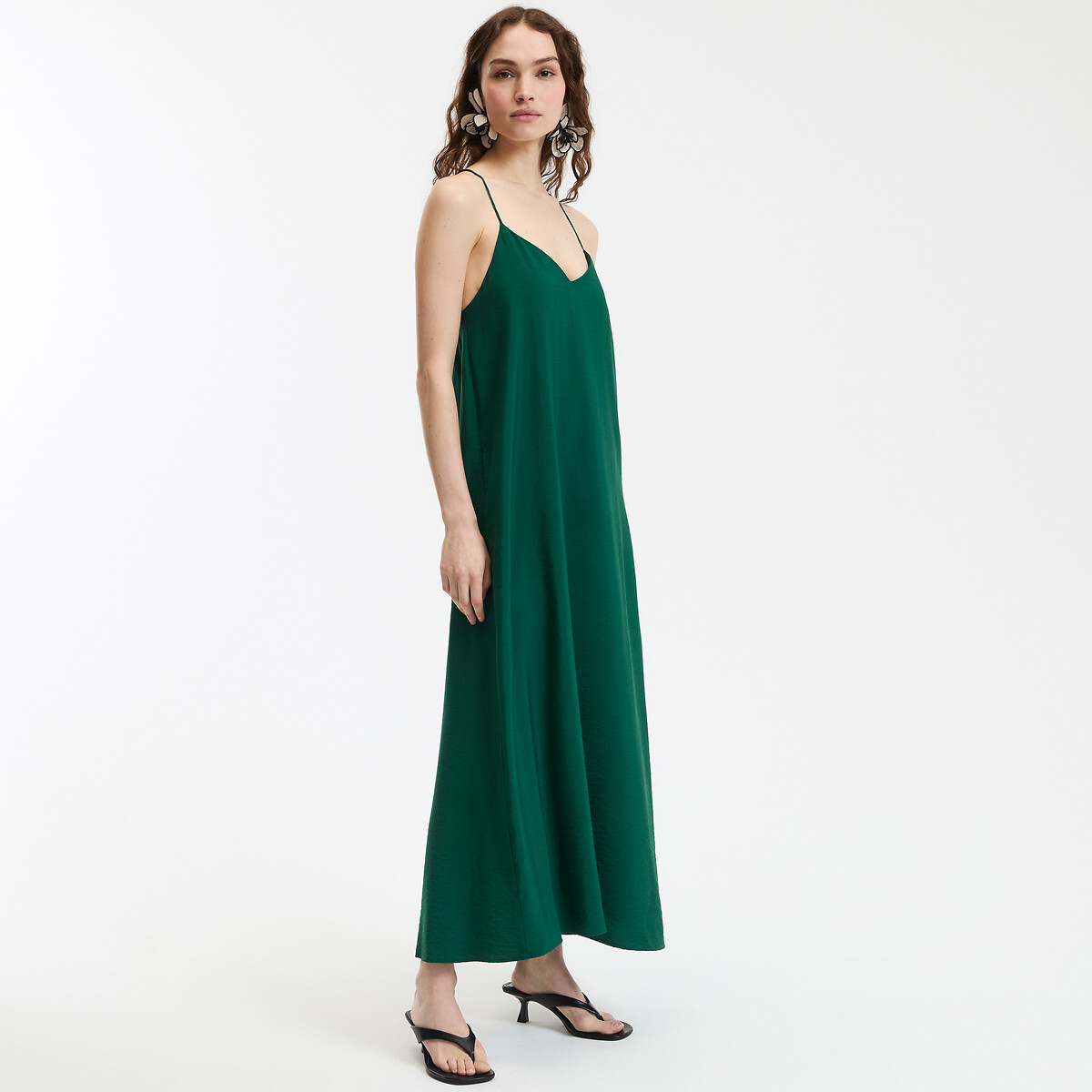 COLEÇÕES LA REDOUTE<br>Saia longa com alças finas