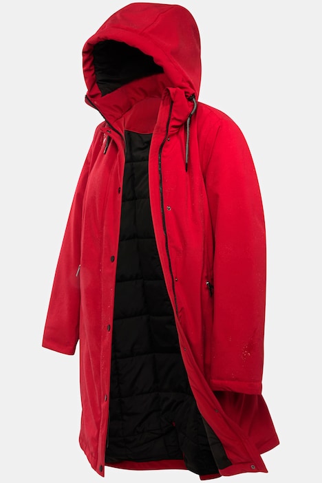 HYPRAR Funktionsjacke, wasserabweisend, verstellbarer Kapuze