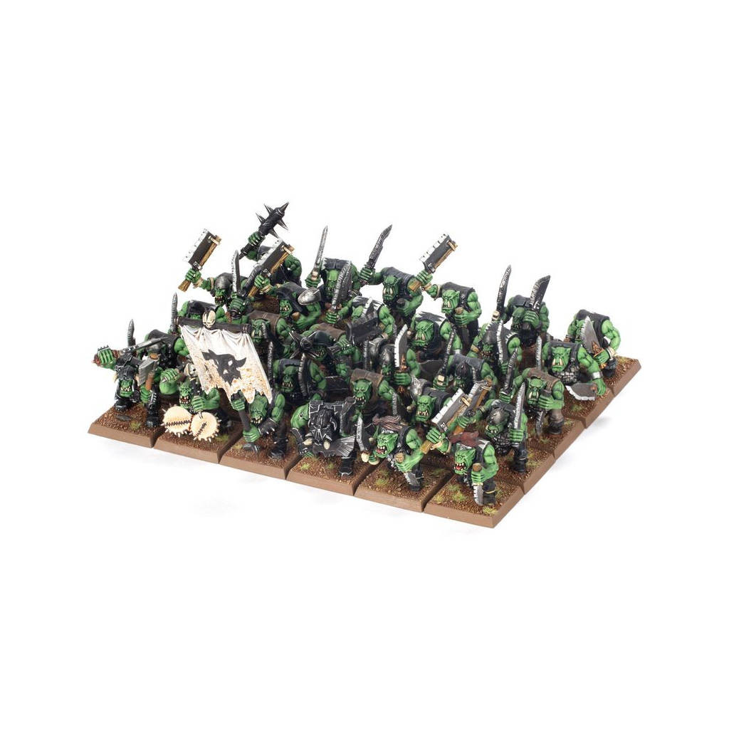 Warhammer : The Old World - Orc & Goblin Tribes - Orc Boyz Mob