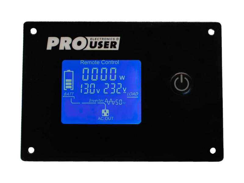 Pro-User Hybrid sinus omvormer met afstandsbediening - 1500 watt