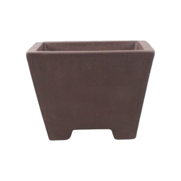 Luso Bonsai Vaso de Bonsai Cascata 27,5*27,5*19 cm Sem Esmalte - Yixing - 06735