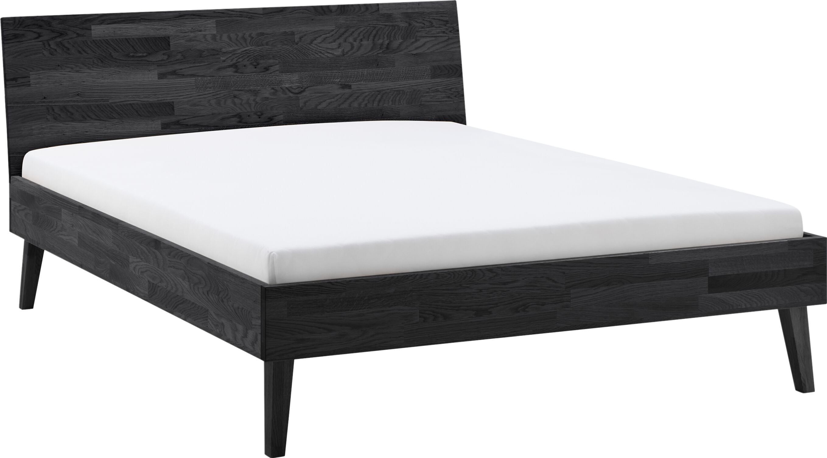CARA Bett - Buche schwarz / B: 120.0 cm x T: 200.0 cm
