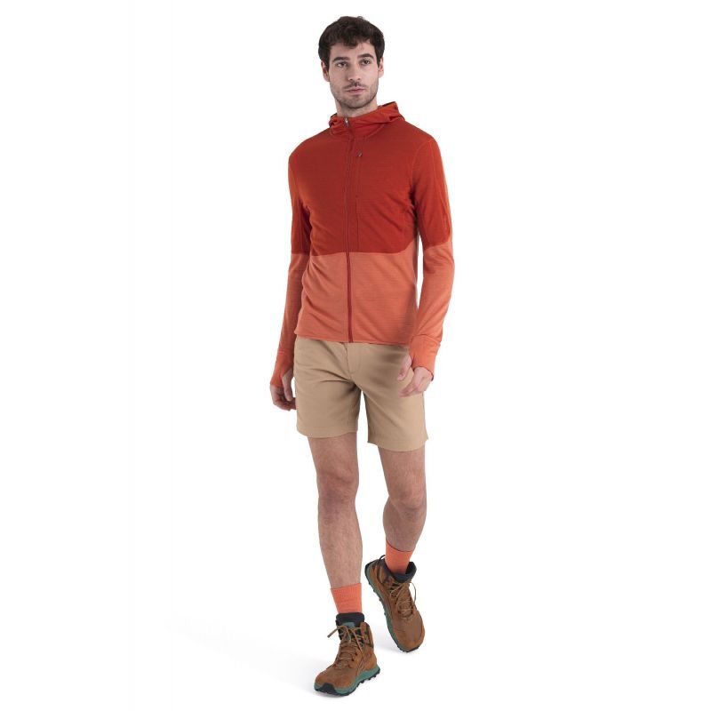 Merino 200 RealFleece Descender LS Zip Hoodie - Polaire en laine mérinos homme