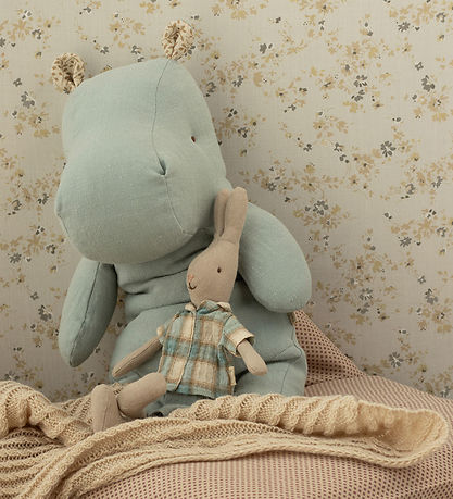 Maileg Kuscheltier - Safari Friends - Nilpferd - Medium+ - Blau/