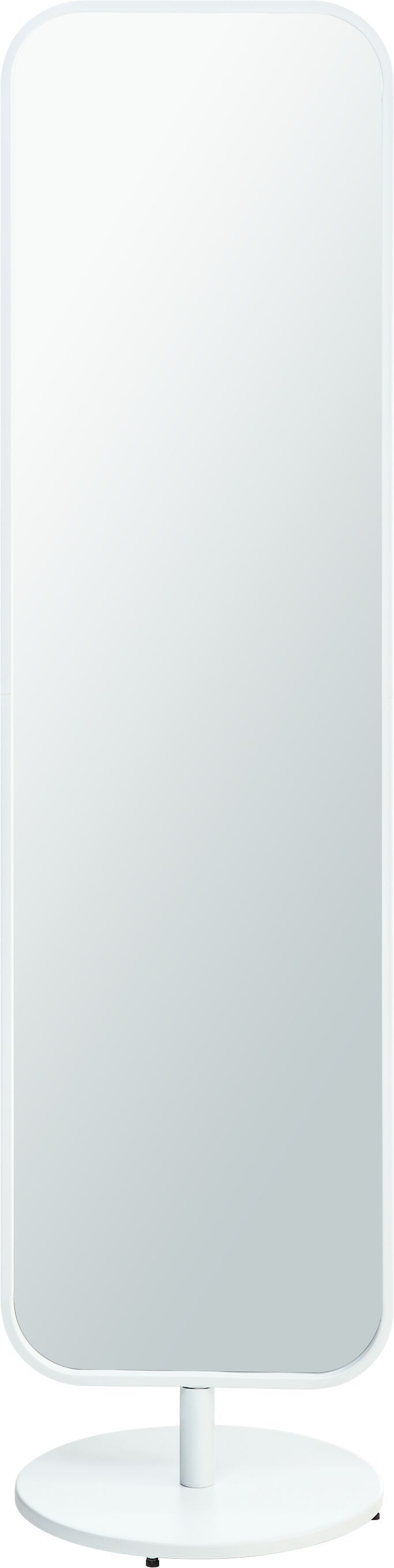 NAYA Standspiegel weiss 40x40x160 - Weiss / B: 40.0 cm x T: 40.0 cm x H: 160.0 cm