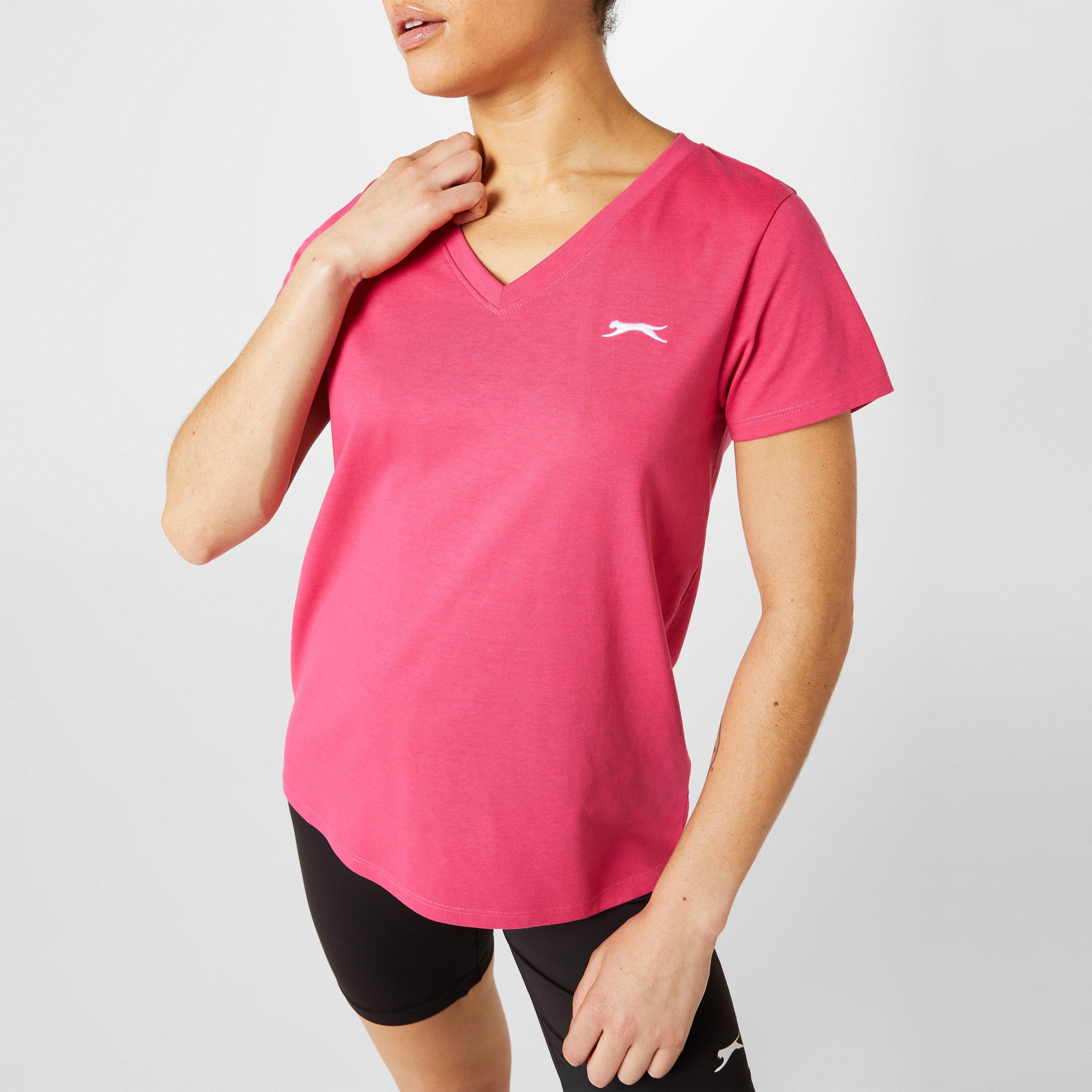 Slazenger Ladies V Neck Tee Shirt